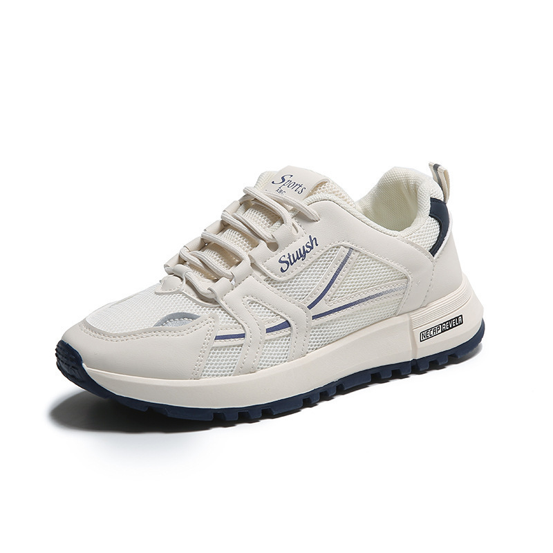 Nuevos zapatos de mujer, zapatos Forrest Gump de plataforma simple de moda, transpirable para mujer, estilo universitario coreano, zapatos deportivos de ocio para estudiantes, mujeres