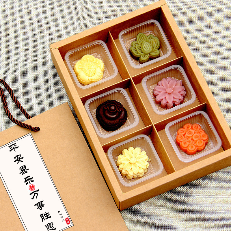 绿豆糕和果子糕点冰糕中式传统茶点心伴手礼盒装礼品春节桂花糕