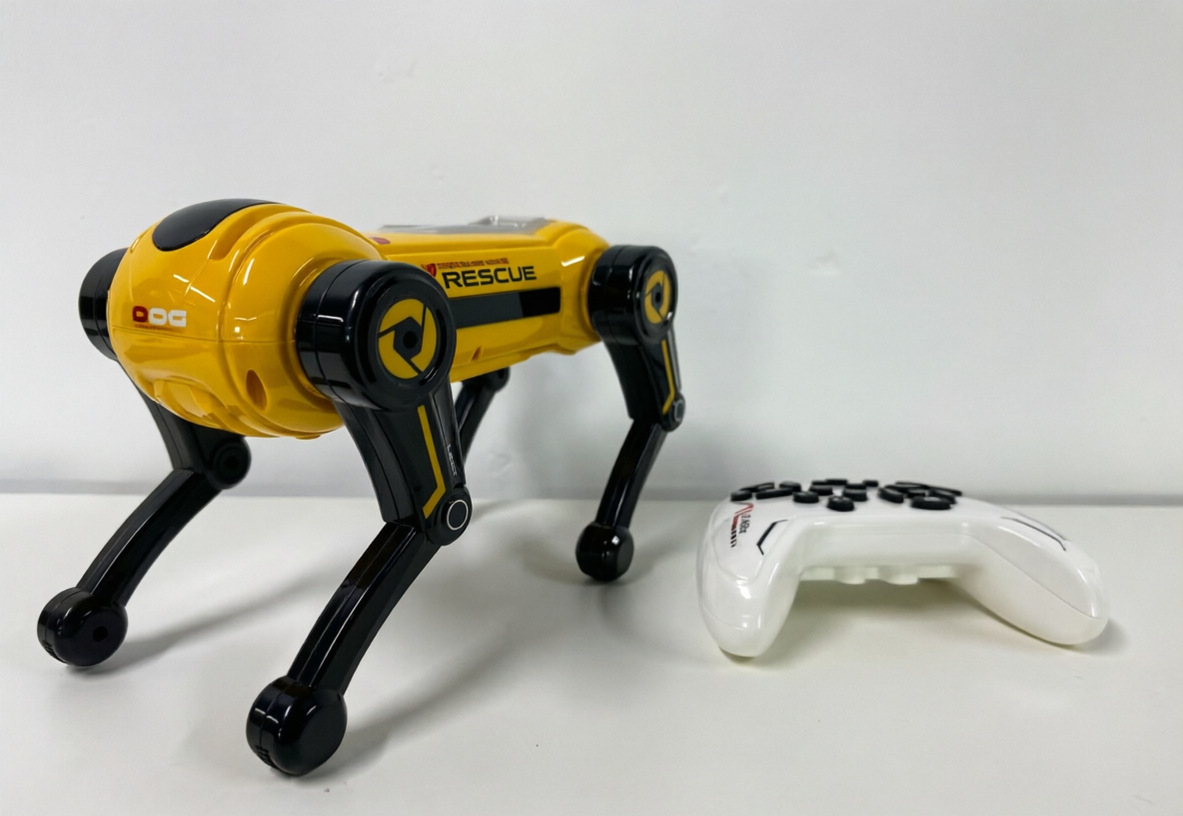 Bosque inteligente nuevo perro robot inteligente voz diálogo artificial programación de control remoto IA inteligente juguetes eléctricos para niños