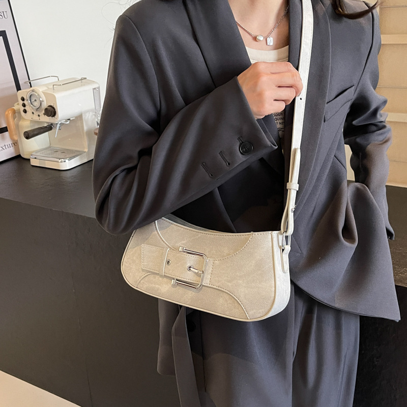 Women's Satchel Versatile Solid Colour Small Square Bag For Women_voghion.com