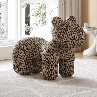 Pony Chair Internet Celebrity Animal Seat Home Living Room Floor Decoration Housewarming Gift Cartoon Creative Children's Sofa
