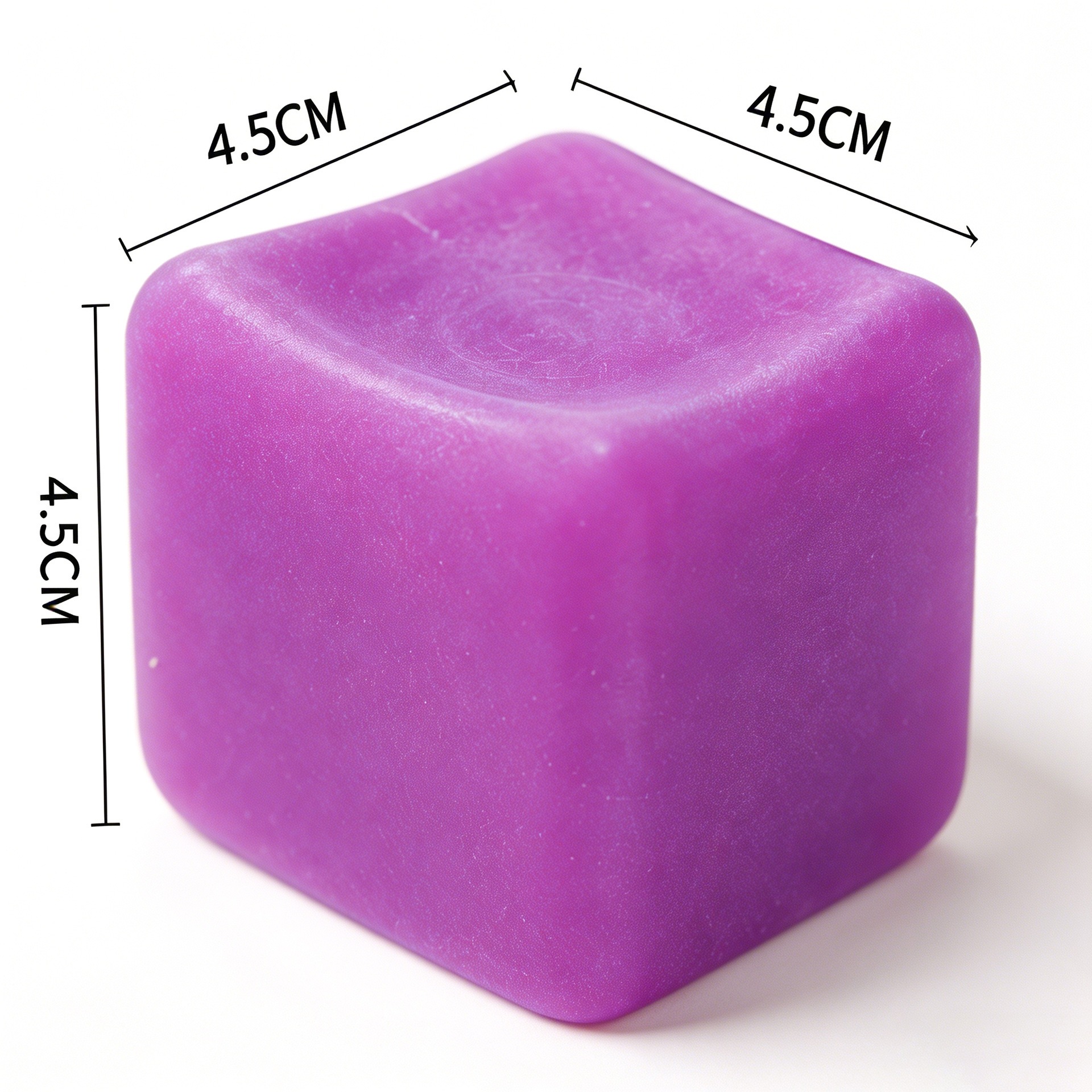 4.5cm frosted ice cube-purple