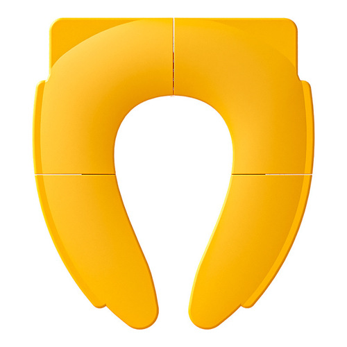 Foldable children's toilet seat with non-slip travel potty for babies and toddlers