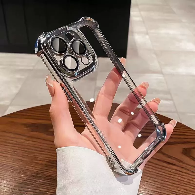 Apple, совместимый iPhone17 Pro, воздушное мешок, чехол для телефона, объектив, iPhone 16, iPhone, защита от падения