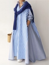 N 35171 versized Colr Shirt Dress ���ɳ�������ȹ