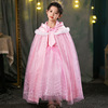 Warm small princess costume, skirt, velvet evening dress, “Frozen”, Japanese and Korean