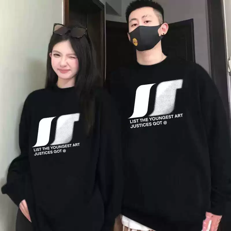 [Тяжелый хлопок тонкий/бархатный бархат серебряной лисы] Специальная пара одежда свитер высокого уровня, ниша плюс бархат