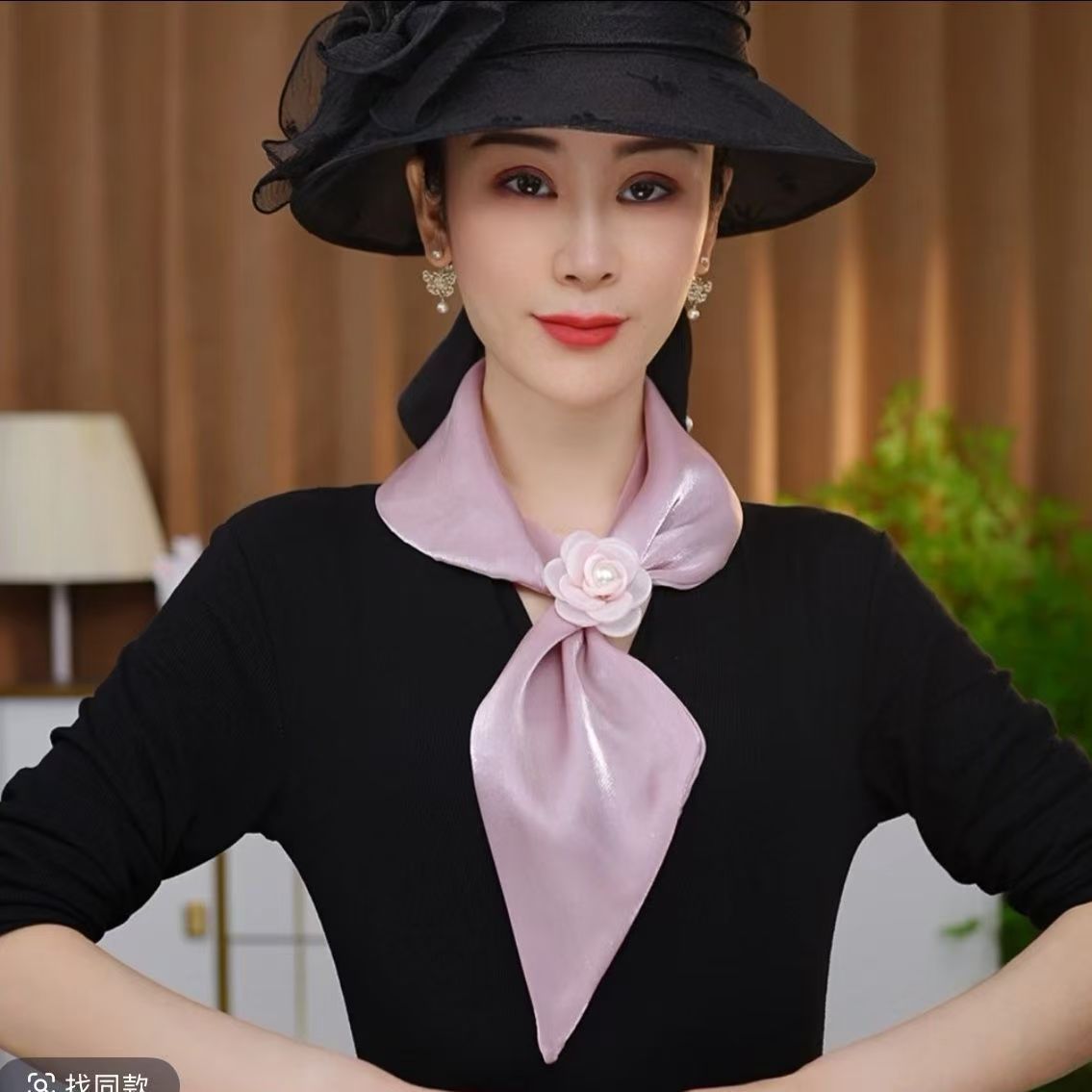가죽 핑크 + 핑크 꽃