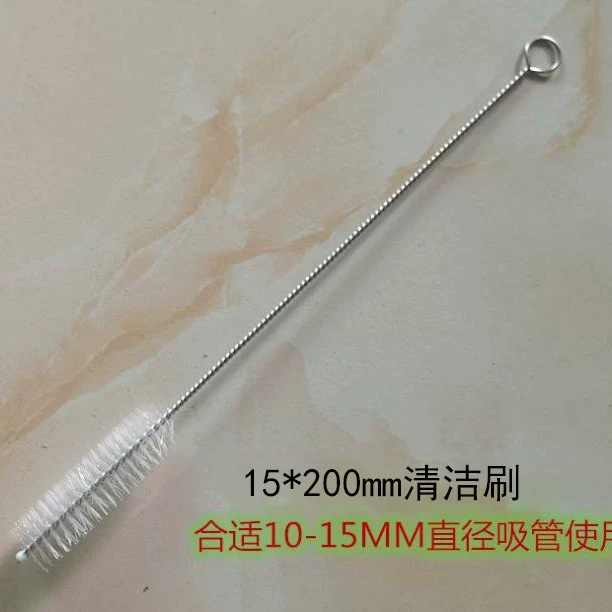 Brush stainless steel, nylon feeding bottle soft-bristled, stainless steel AISI 304