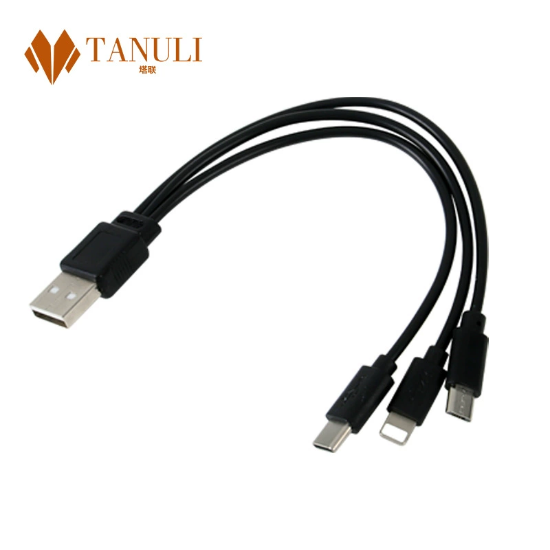 Кабель питания/зарядки USB A male к двойному Micro male 1 к 2, кабель для зарядки динамиков 5P, быстрая зарядка