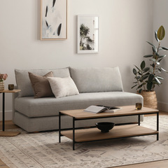 Italian minimalist linen washable nine-layer cake module sofa Japanese tofu block mobile sofa bed Nordic tatami