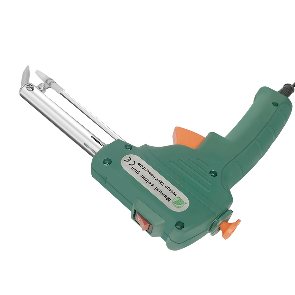 Pistola de soldadura manual temperatura constante soldador eléctrico soldadura automática traje de soldadura agarre soldadura electrónica doméstica reparación herramienta de soldadura