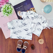 厂家批发初生儿三角哈衣卡特连体衣短袖包屁衣夏款宝宝爬服婴儿衣