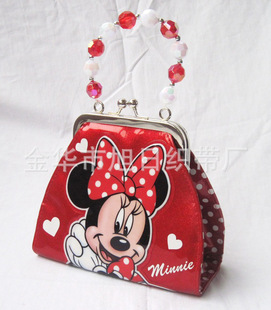 Supply high-grade PVC mini iron clip coin purse, children's portable coin purse