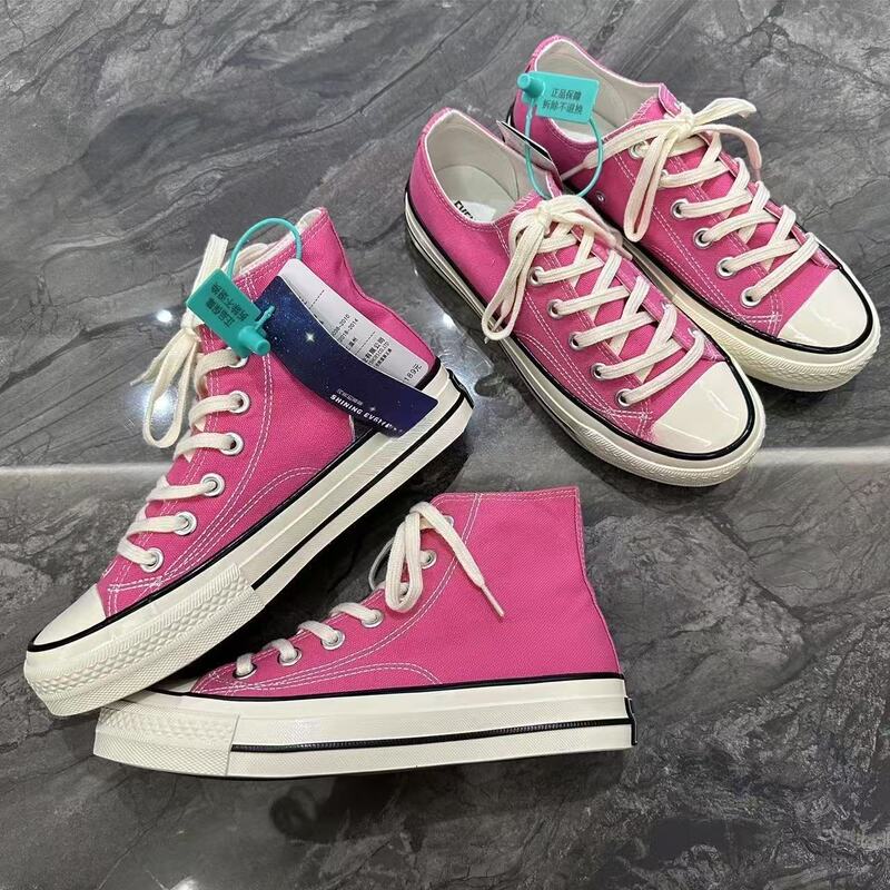 Meiqi Converse 1970S Canvas Shoes Men's Shoes Spring and Summer Putian High Version Low-Top Classic Black Casual Board Shoes