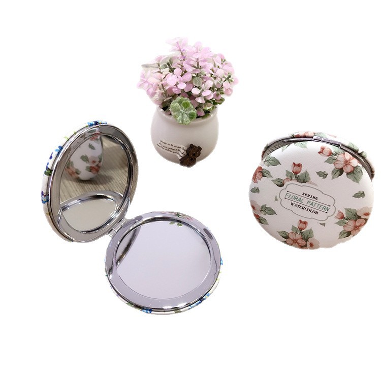 Espejo de pan de dibujos animados macaron lindo maquillaje espejo creativo wechat moda pequeño espejo regalo Taobao Venta caliente