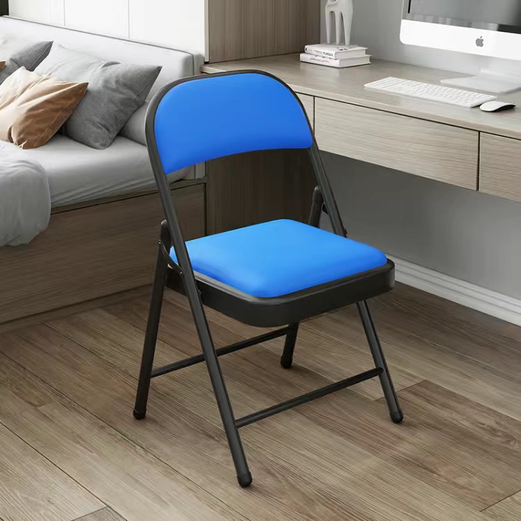 블랙 프레임---블루(가죽 표면)