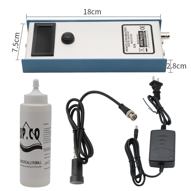 Portátil cerdo backfat tester Cerda backfat detector cerdo backfat probador veterinario backfat probador cerdo