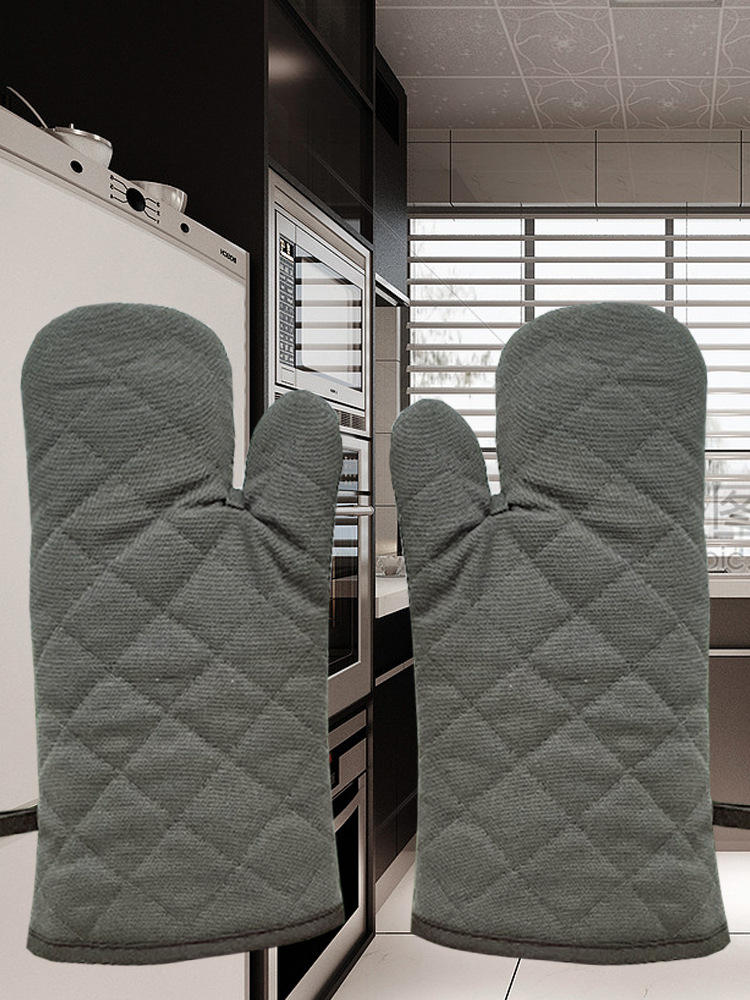 QINGAN 안티 스케일링 장갑 오븐 두꺼운 열 절연 베이킹 고온 저항성 베이킹 팬 스팀 전자 레인지 상업용 케이터링