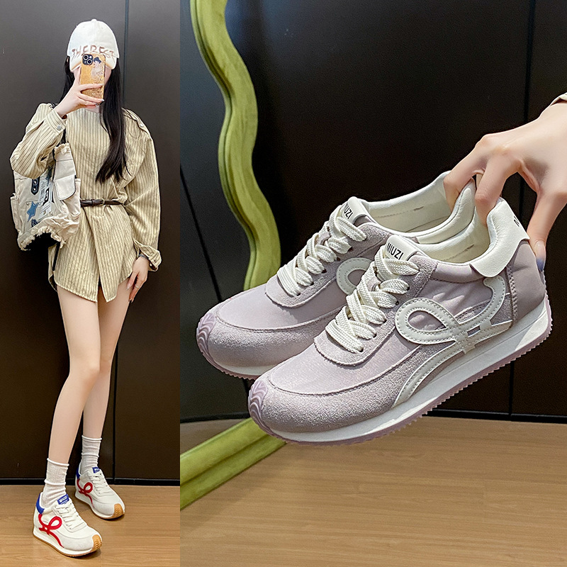 2026 New Women's White Sneakers for Spring and Summer, Korean Style Ins Casual Sports Versatile Sneakers for Female Students, Street Style Fscl601