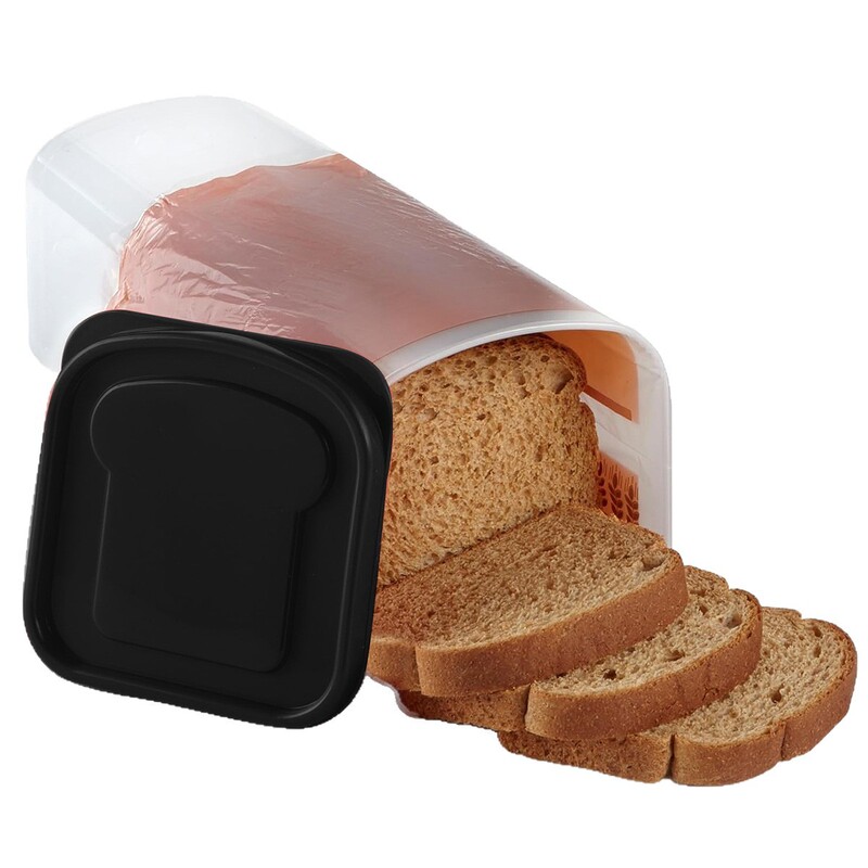 国境を越えたアマゾンの人気の家庭用ディバイダー パン クリスパー キッチン パン トースト 収納ボックス パン収納|undefined