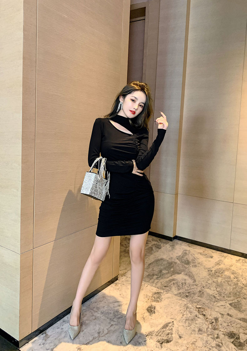 B8254 870K VÁY ĐẦM LIỀN THÂN NỮ CHOTDNG DÀI TAY MÙA XUÂN THU ĐÔNG THỜI TRANG NỮ G03 SẢN PHẨM MỚI