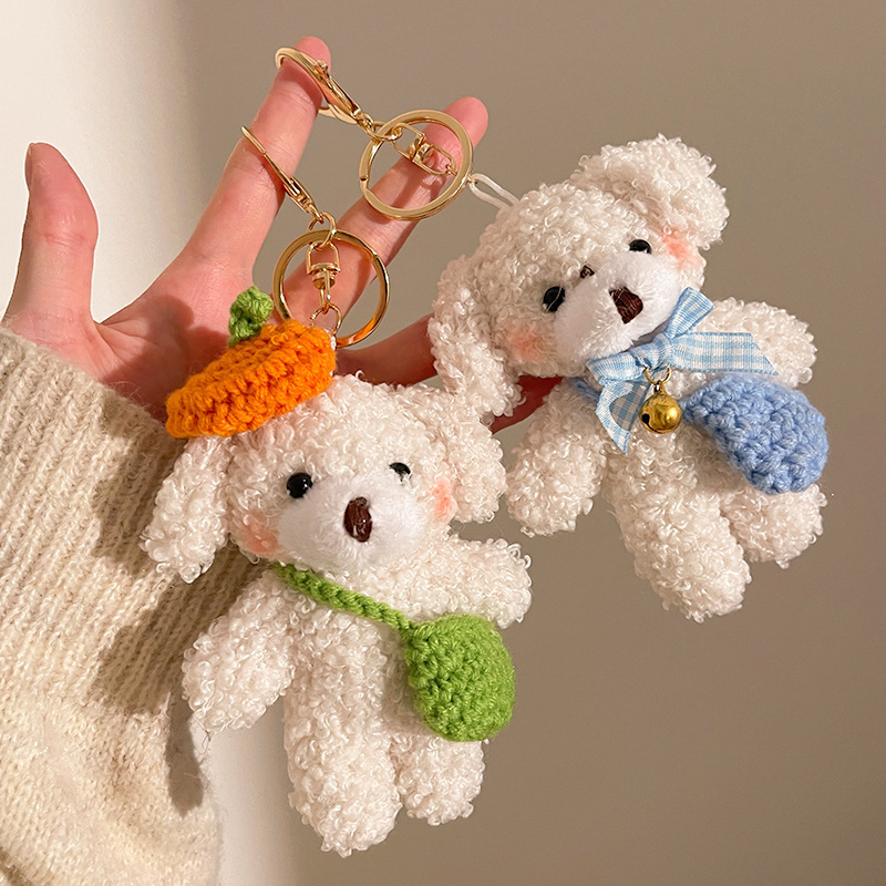 クリエイティブソフトかわいいクマペンダントぬいぐるみ人形バッグペンダントアクセサリーかわいいテディベアキーホルダー|undefined