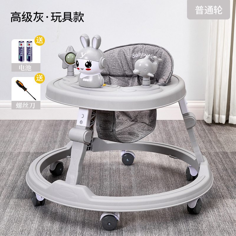 616 그레이 6~18개월 아기에게 적합 - 일반 바퀴 + 음악 장난감