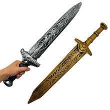 塑料宝剑维京剑骑士重剑兵器仿古罗马剑舞会表演大刀大剑短剑