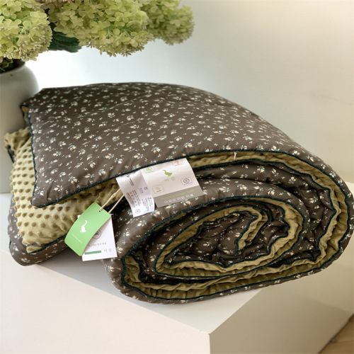Korean goose beanie quilt double beanie quilt spring and autumn quilt core thickened air conditioning quilt soybean quilt 100% cotton machine washable quilt