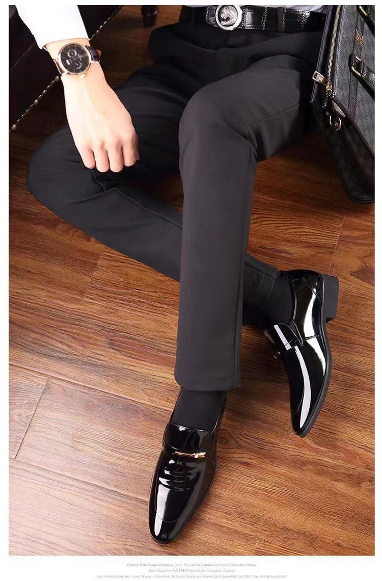 Men Loafers Leather Suede Waterproof Lace-Up Outdoor Evening Footgear Shoes_voghion.com