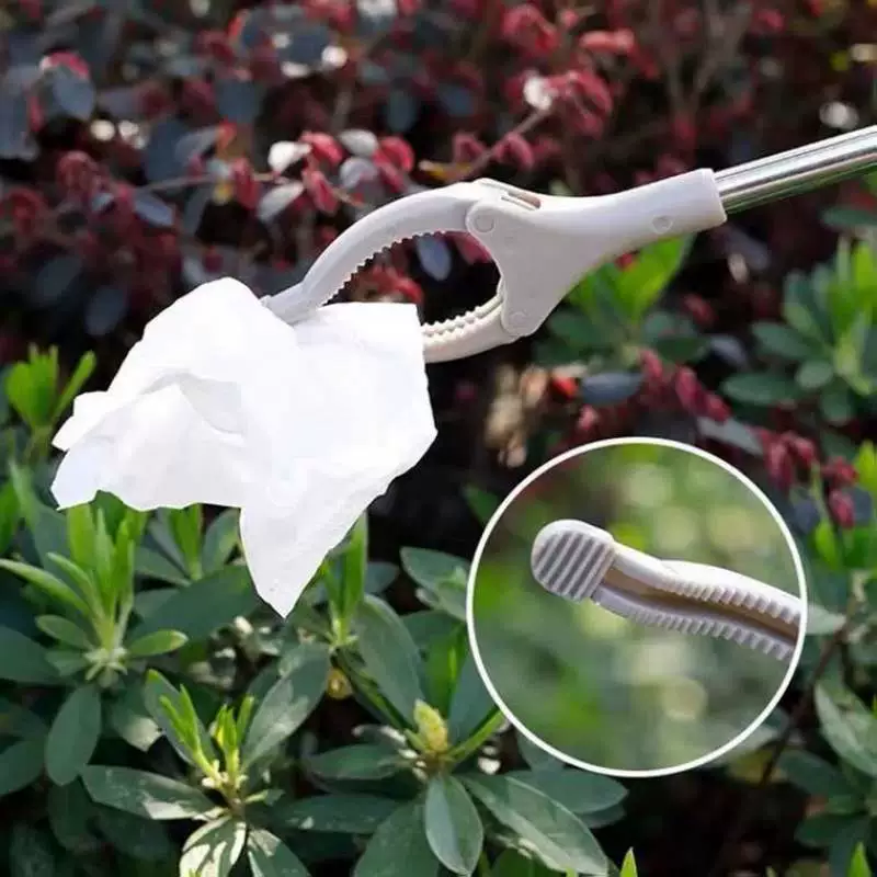 Aluminum alloy picking garbage clip picker sanitary clamping object garbage clamp sanitation double pole pickuper