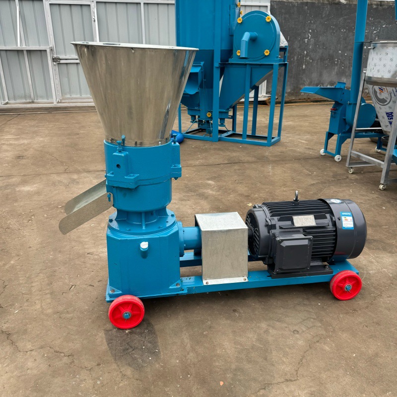 颗粒饲料机加工养殖设备鸡猪羊牛鸭鹅鱼饲料机颗粒机大电机