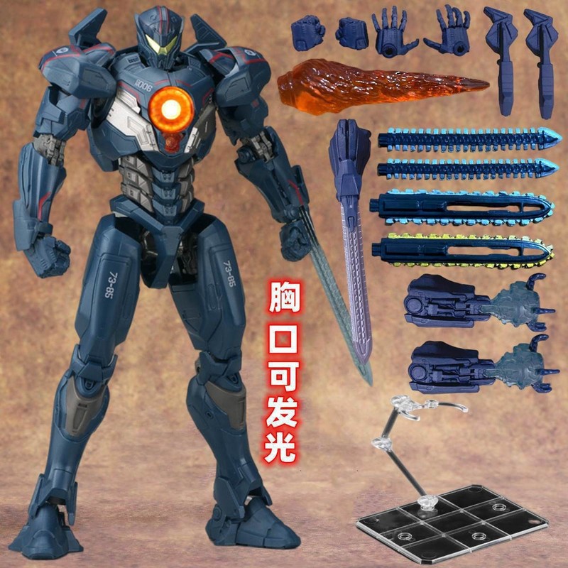 パシフィック・リム2 リベンジ・ローバー パシフィック・リム バトルダメージバージョン メカ可動モデル 箱入りフィギュア|undefined