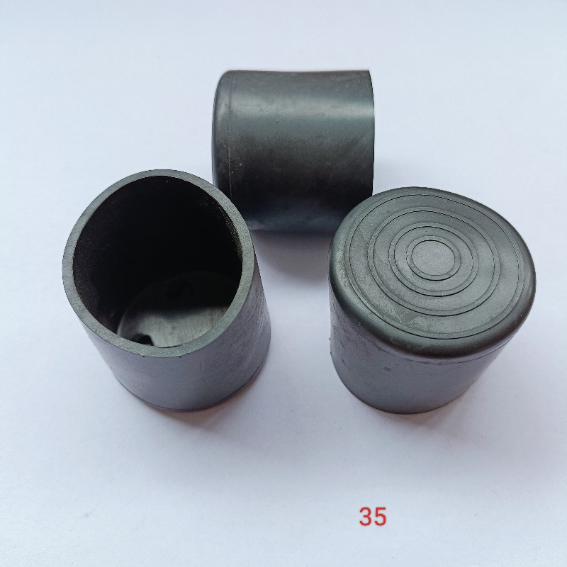 厂家供应35MM圆管外套圆形钢管PVC皮套椅子脚软外套货架脚套
