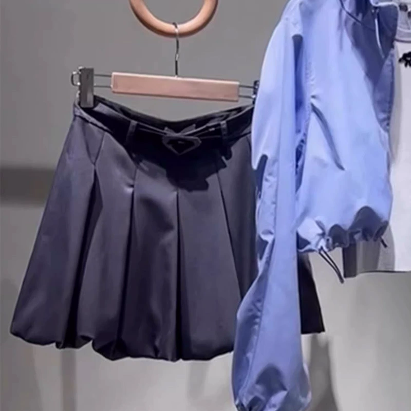 Весенняя синяя куртка, в стиле Chanel