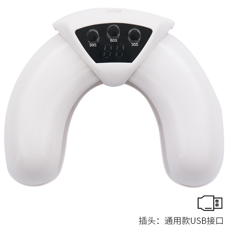 Lámpara de uñas plegable Lámpara de manicura de secado rápido de alta potencia Lámpara para hornear Gel de esmalte de uñas Lámpara de fototerapia Lámpara de uñas de dos manos