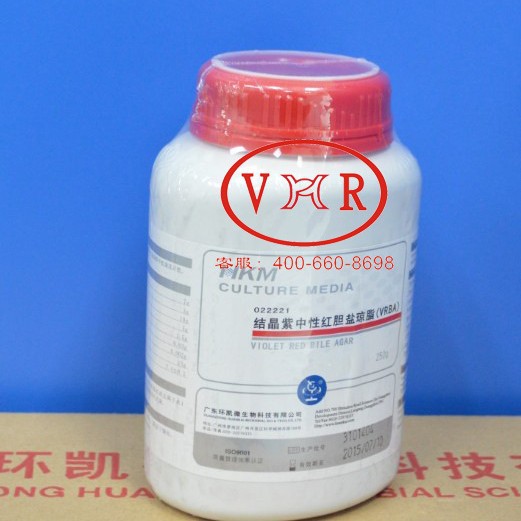 批发环凯牌培养基结晶紫氯霉素中性红胆盐琼脂VRBA高含量