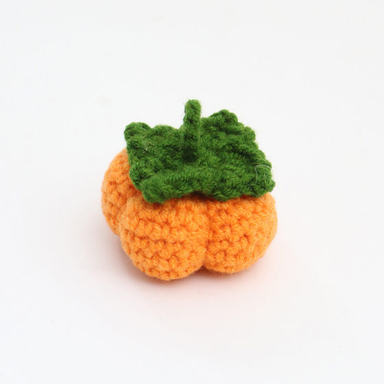 Finished product good Persimmon wool crocheted pendant hand crocheted Persimmon wool woven pendant knitted fruit ornaments
