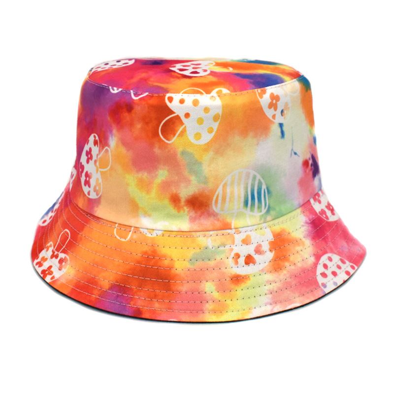 Fashion Style Wide Eaves, Flat Eaves Rim Unisex Fashion Mushroom Wide Eaves Flat Eaves Bucket Hat