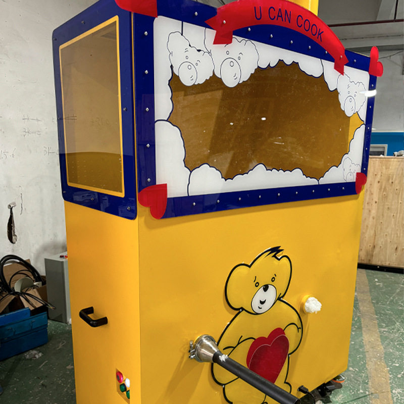 Supermercado Big Bear versión de la máquina de relleno de algodón DIY padres-hijos juguetes de peluche máquina de relleno de algodón pequeño fabricante de equipos de relleno de algodón