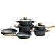 Maifan Stone Wok Marble Non-stick Pan Frying Pan Milk pot Soup pot Household Cookware Set Induction Cooker Universal pot
