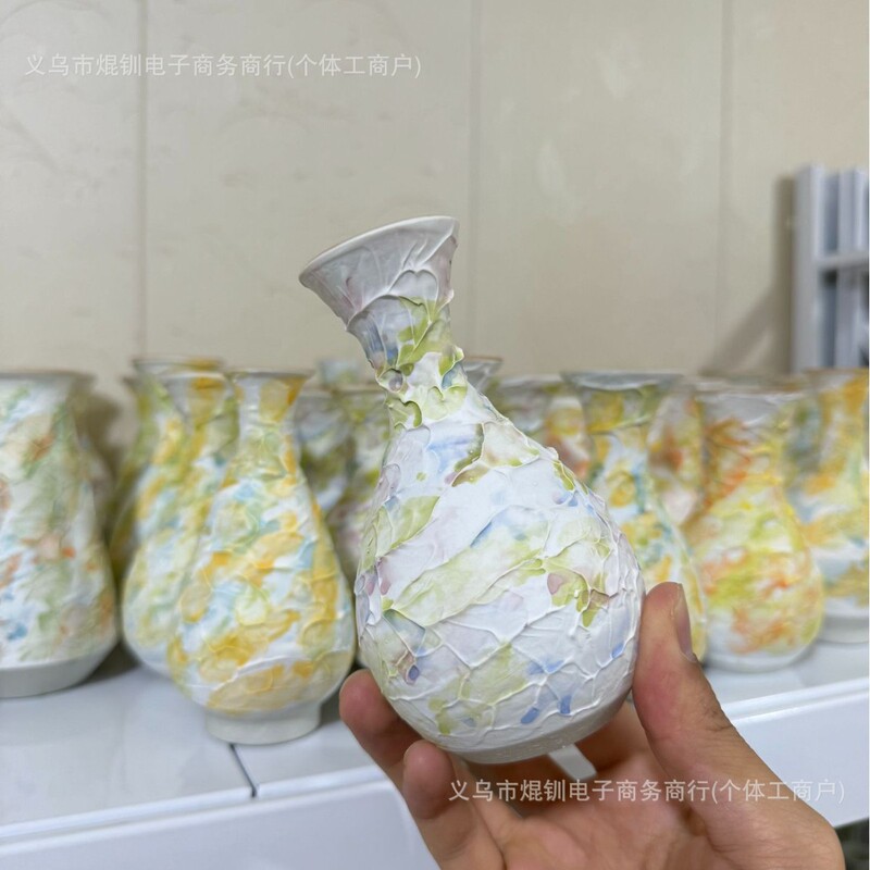 Ice Cream Vase Home Decor Ornament Ceramic Handmade Flower Vessel Flower Arrangement Hydroponics Jingdezhen Ceramic Cream Style Ice Cream Vase Home Decor Ornament Ceramic Handmade Flower Vessel Flower Arrangement Hydroponics Jingdezhen Ceramic Cream Style