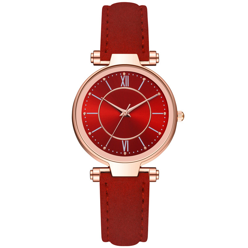 Deseo reloj de moda de las mujeres de alto grado nicho de temperamento nuevo reloj de mujer rueda de sol romana dial personalizado