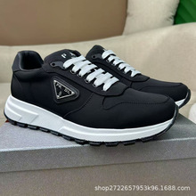 男式运动单鞋广州批发PRAx01纯原高颜值头层牛皮运动休闲情侣款