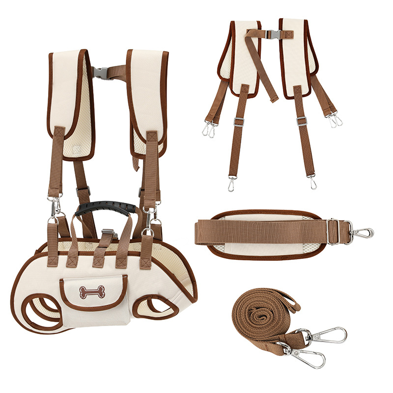 Pet out correa de pecho para cachorros bolsas portátiles para caminar perros pequeños y medianos bolsas de pecho para perros