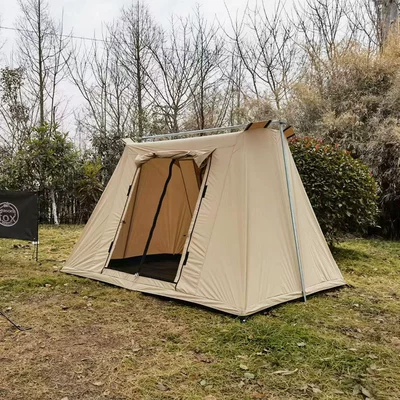 Four Seasons Fox Spring Tent American Bow Camping Bar TC Cotton Easy to Build Rainproof Light Outdoor Camping
