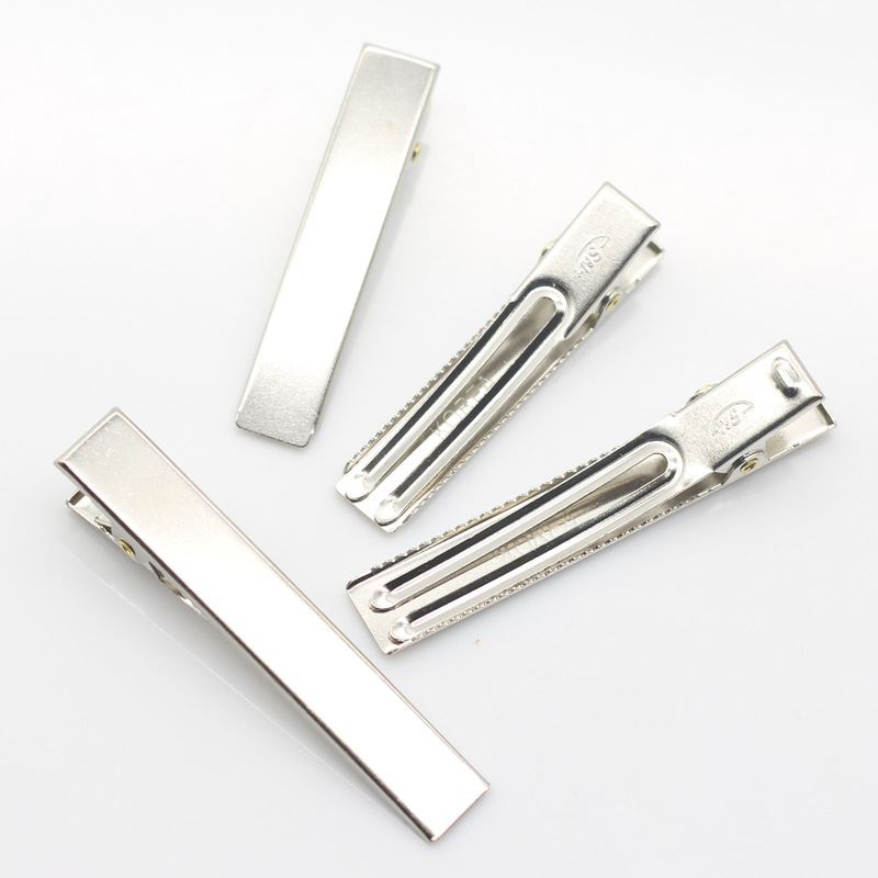 Korea Korean Standard Ns Square Clip with Label, Thickened Double-Prong Flat Head Duckbill Clip 5-6cm Hairpin Hair Accessory Accessories Korea Korean Standard Ns Square Clip with Label, Thickened Double-Prong Flat Head Duckbill Clip 5-6cm Hairpin Hair Accessory Accessories