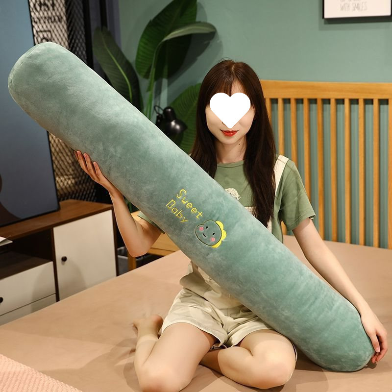 Sleeping Leg Pillow, Long Pillow, Girls' Pillow, Bedside Cushion, Large Backrest, Long Pillow for Side Sleeping on Bed, Removable and Washable