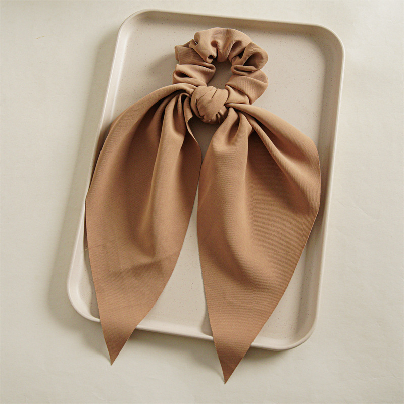 34g Weight Hair Tie Hair Accessories Type 1 Piece Quantity Casual, Holiday, Street Occasion Nylon Material Solid Color Pattern All Seasons Season Women's Gender Elegant, Lady Style Elegant Lady Women's Solid Color Nylon Hair Tie 11